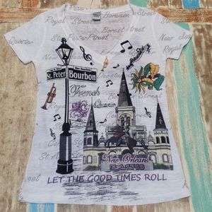 KBW New Orleans French Quarter Bourbon Street Tee